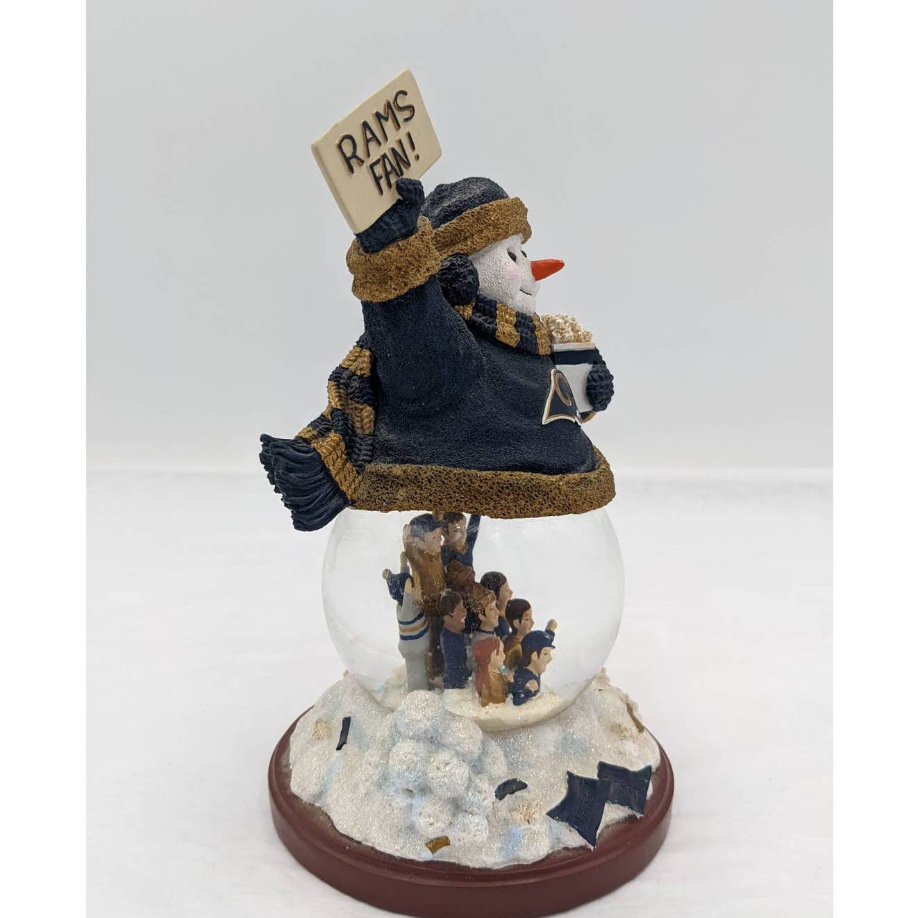 St. Louis Rams Stadium Snowman Fourth In A Limited Series 119/3000 7" Tall