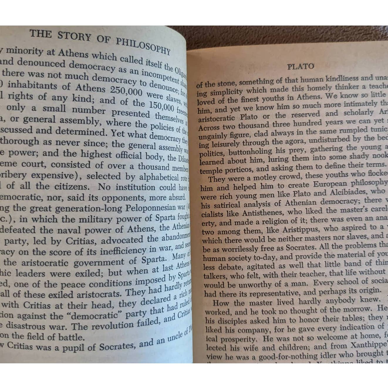 The Story Of Philosophy The Lives And Opinions Vintage 1961 By Will Durant