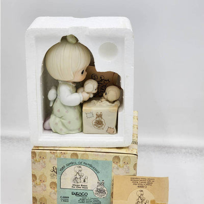 Precious Moments Figurine Always Room For One More Vintage Puppies W/Box Tags