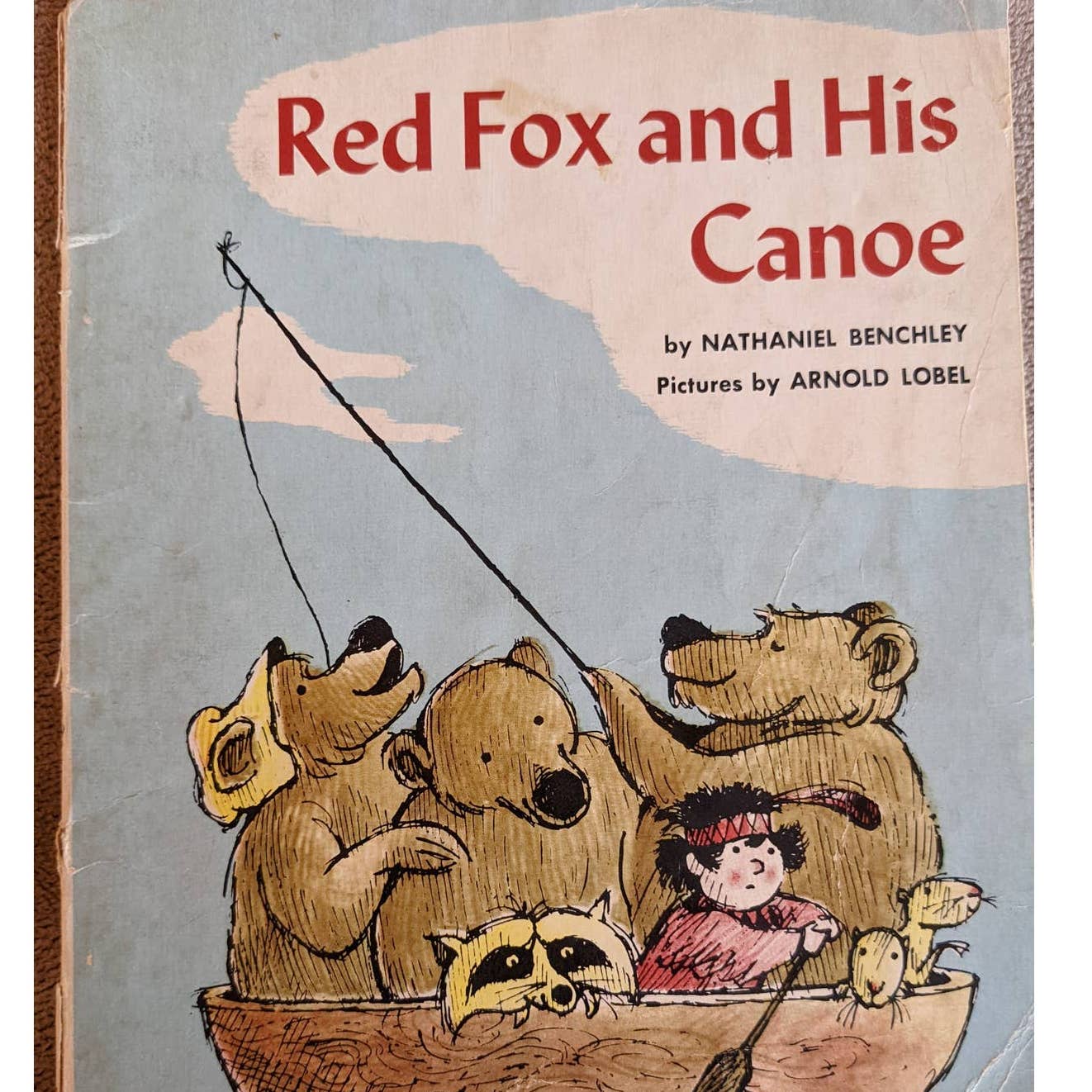 Vintage 1960s Red Fox and His Canoe By Nathaniel Benchley Scholastic Childrens