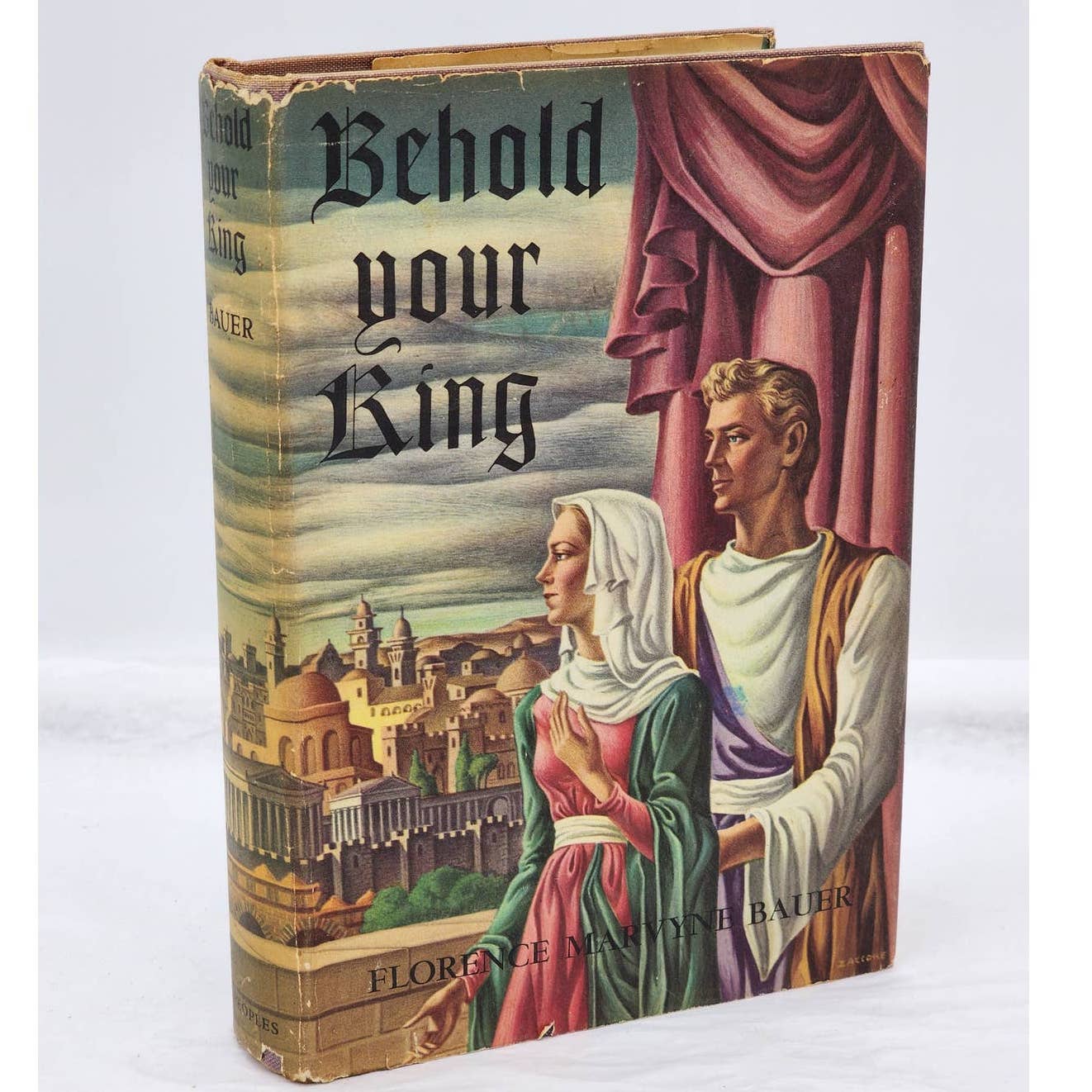 Behold Your King By Florence Marvyne Bauer Jesus Holy Land Vintage Book