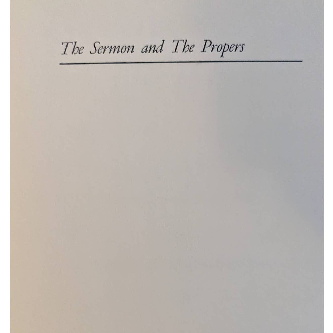 Vintage The Sermon And The Propers 4 Volume Set 1-4 By Fred Lindemann 1960s