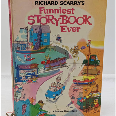 Richard Scarrys Funniest StoryBook Ever Vintage Childrens Bedtime Stories 1972