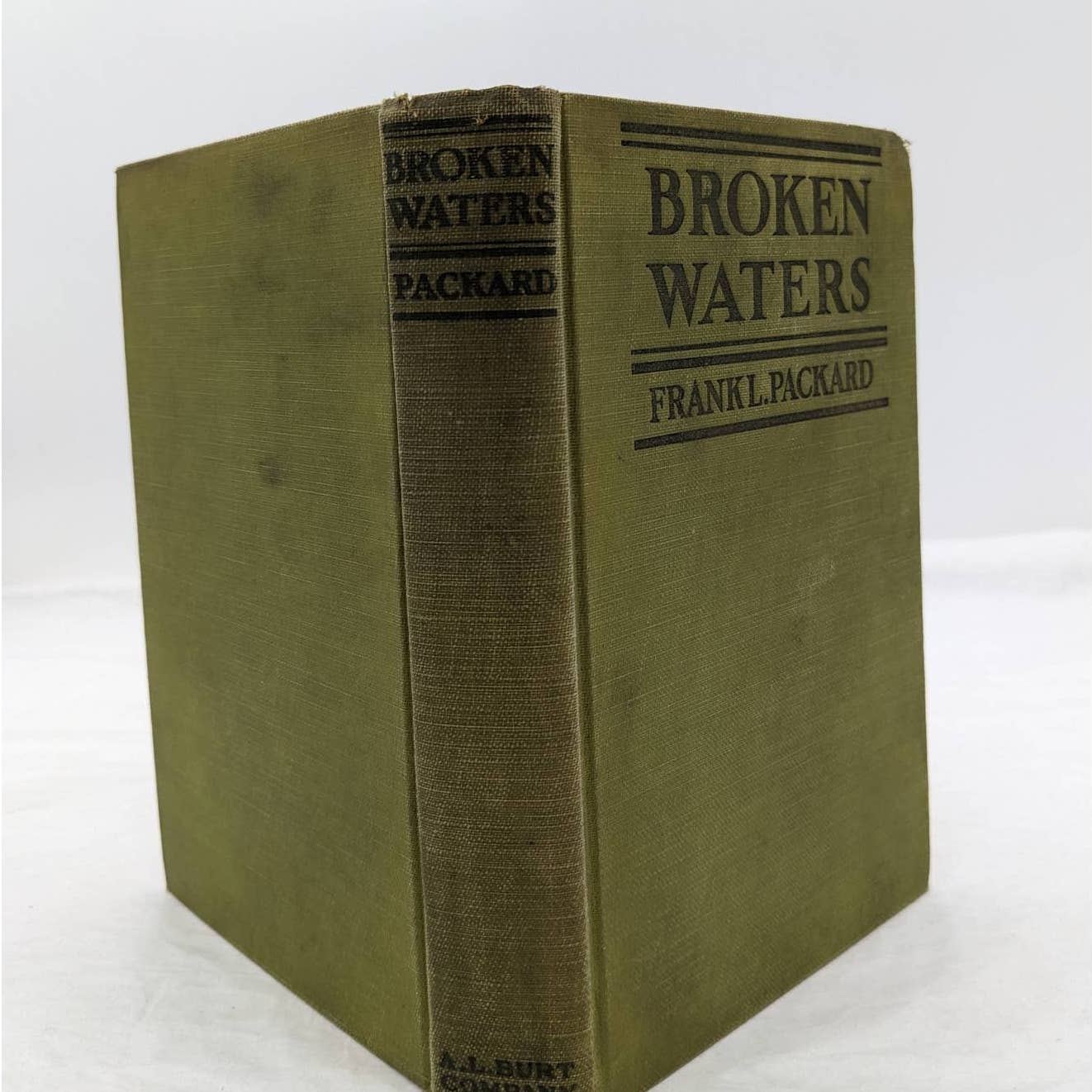 Broken Waters By Frank L. Packard Antiquarian Vintage Novel First Edition 1925