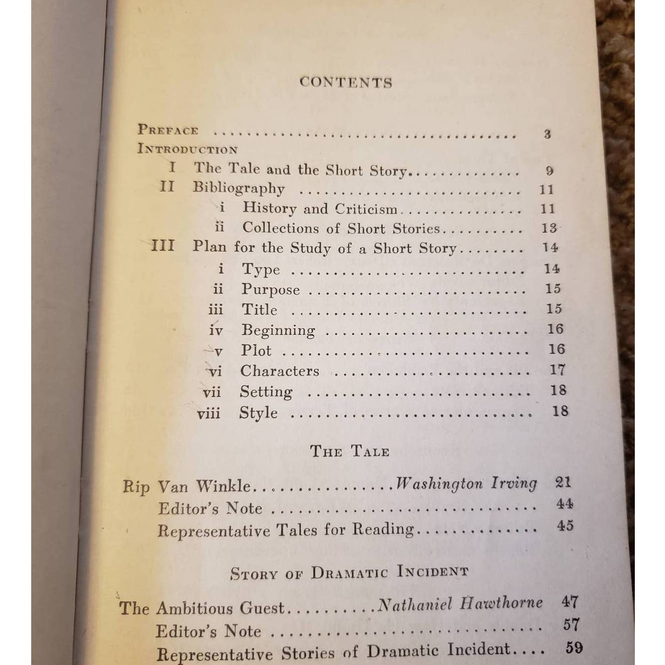 1913 The Lake English Classics Types of the Short Story by Heydrick