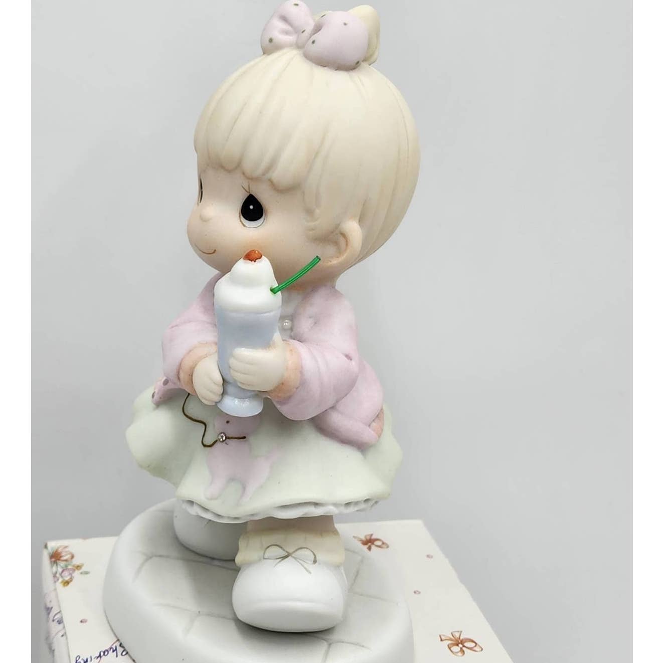 Precious Moments Figurine Our Club Is Soda-Licious 1996 Members Only PM962 Box