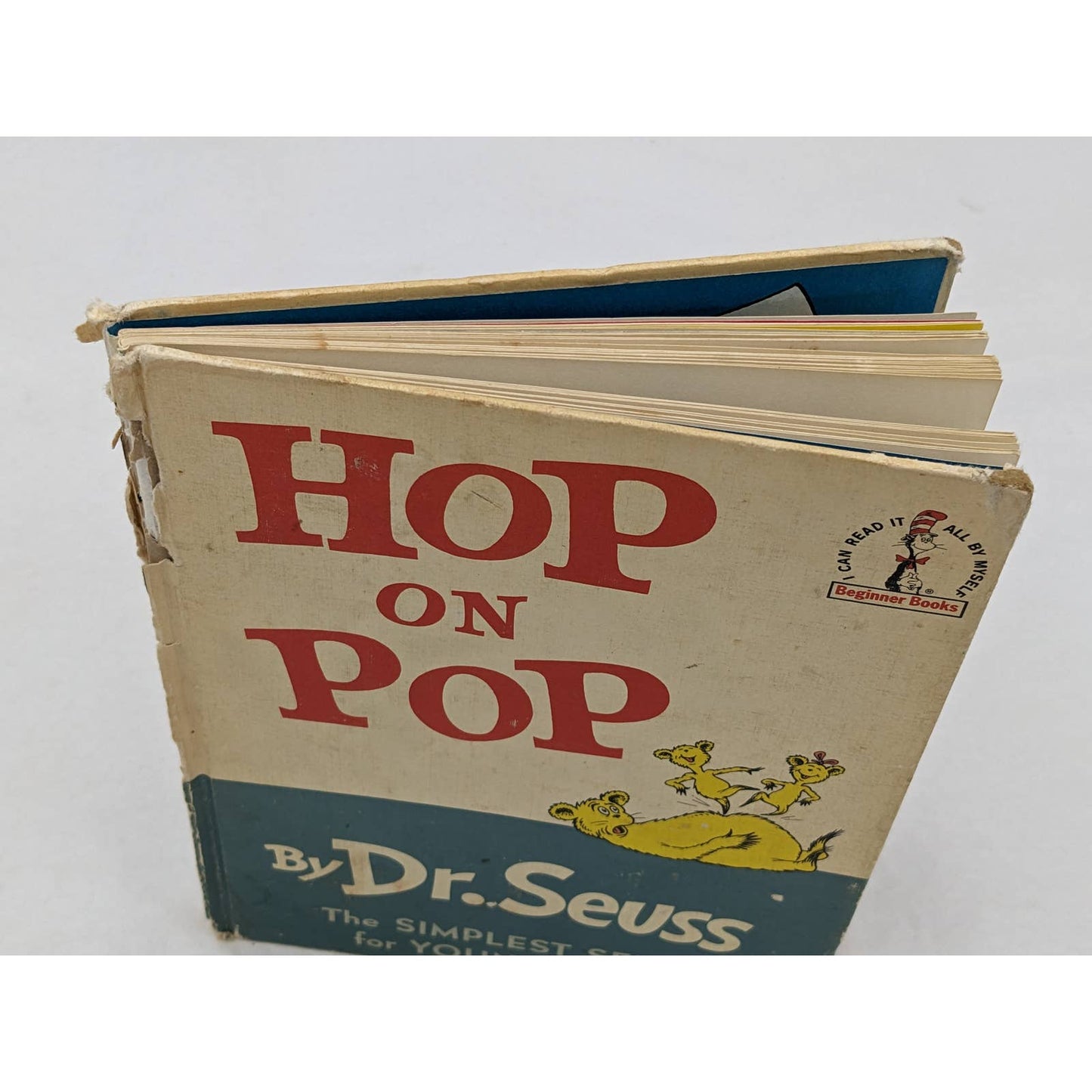 Hop On Pop By Dr. Seuss Beginner Book Club Edition Vintage Childrens 1963