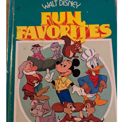 Vintage 1970s Walt Disney Fun Favorites Illustrations Golden Press Childrens