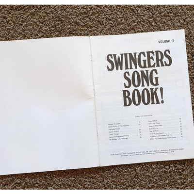 Swingers Song Book Volume 2 Piano Vocal Guitar And Axel Christensens Instruction