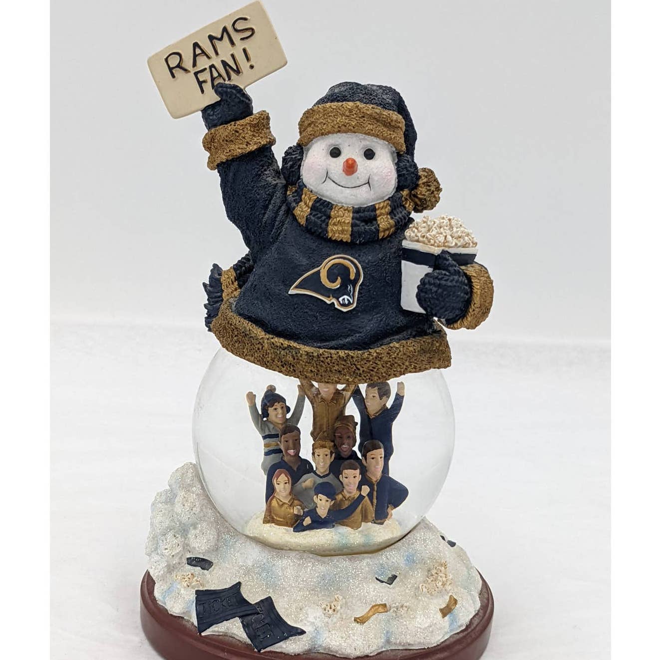 St. Louis Rams Stadium Snowman Fourth In A Limited Series 119/3000 7" Tall