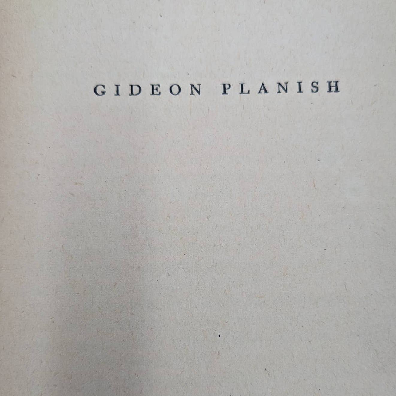 Gideon Planish By Sinclair Lewis Vintage Novel 1946