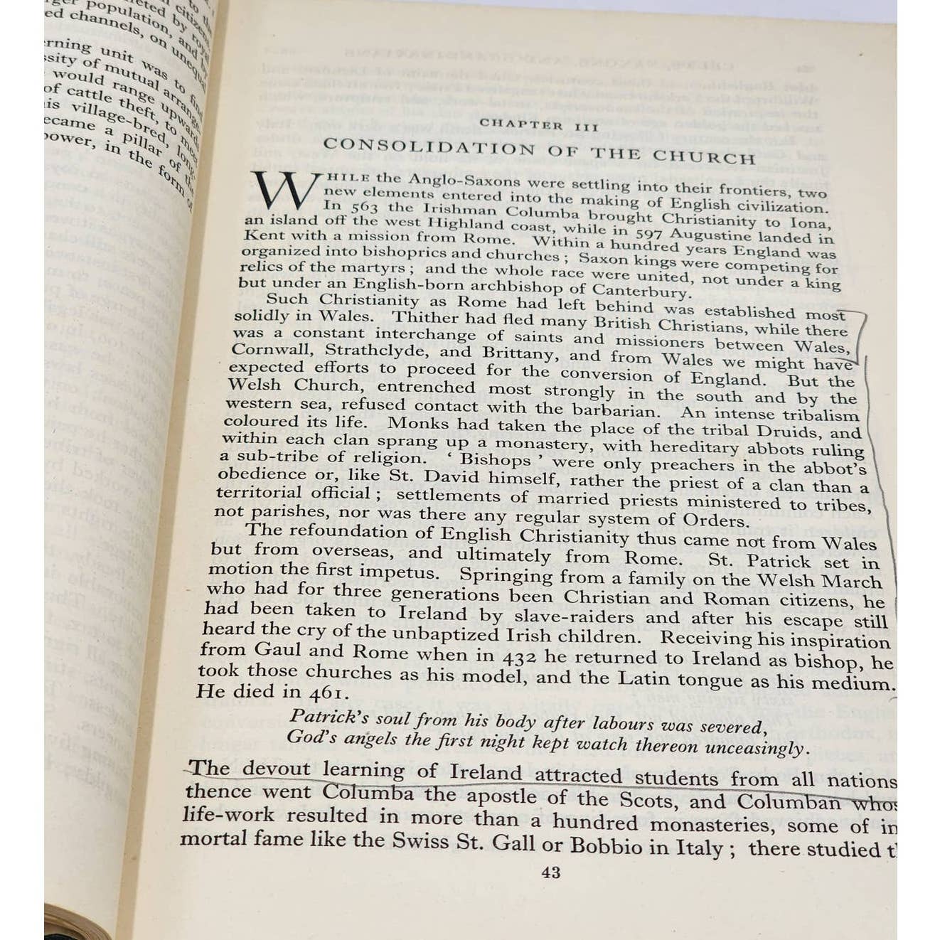 A History Of England From The Coming Of The English To 1938 by Keith Feiling