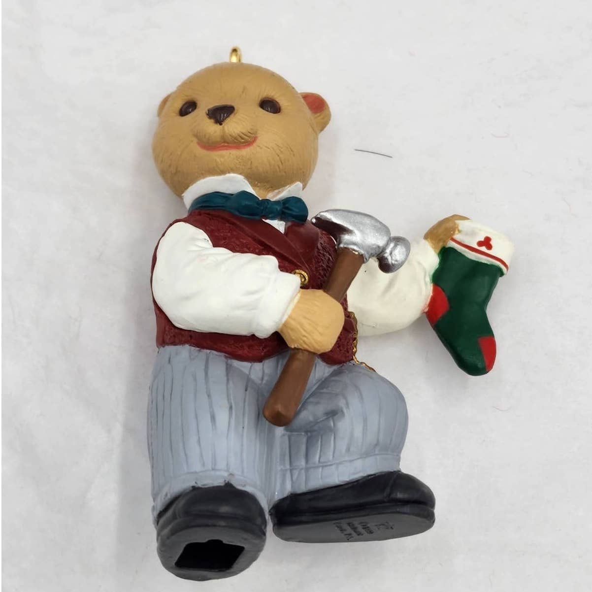 Hallmark Ornament Keepsake Bearingers Lot 4 Victorian Christmas Vintage 1993