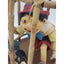 VTG Rare Walt Disney Pinocchio Jiminy Cricket Bamboo Cage that Opens and Hangs