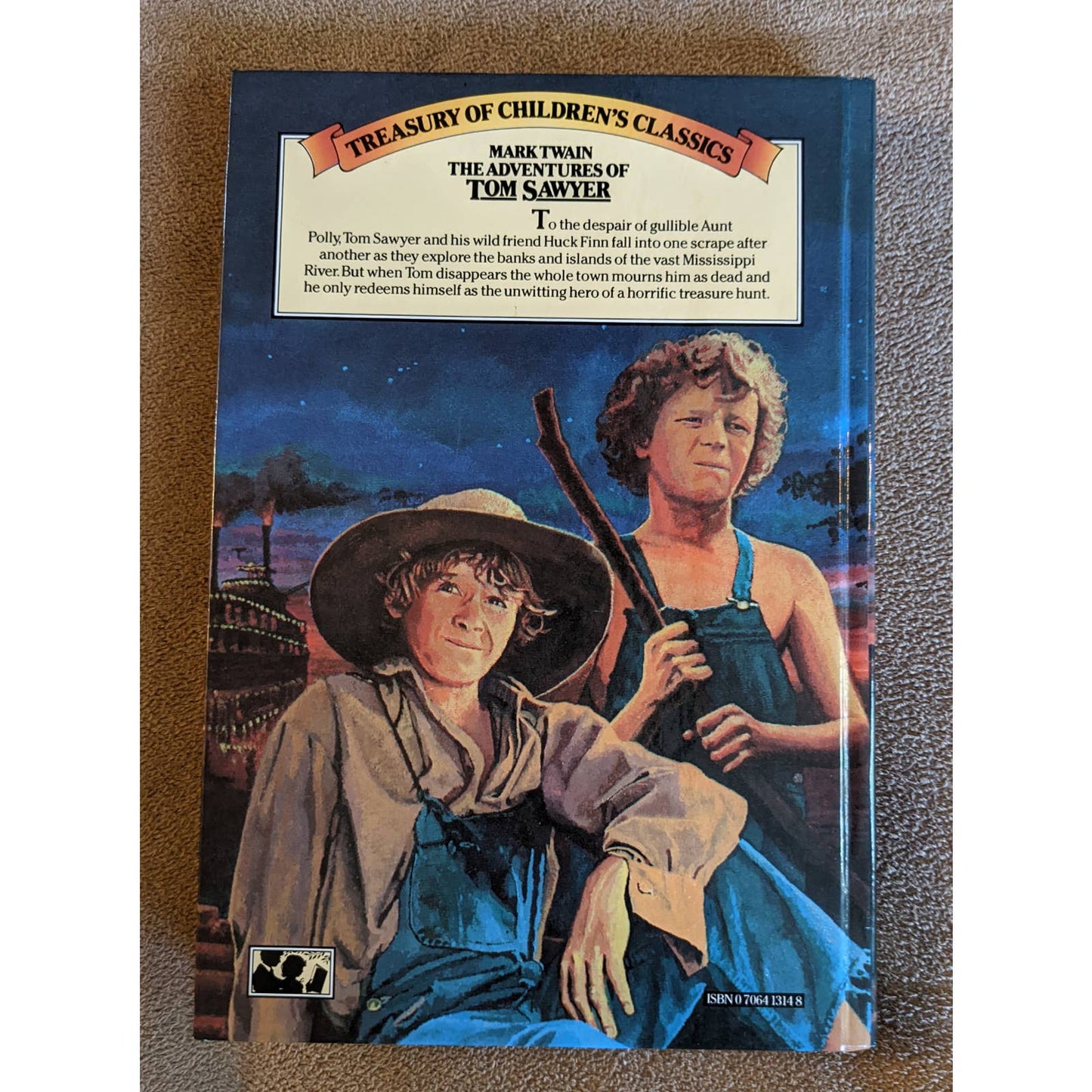 The Adventures Of Tom Sawyer By Mark Twain 1982 Treasury of Childrens Classics