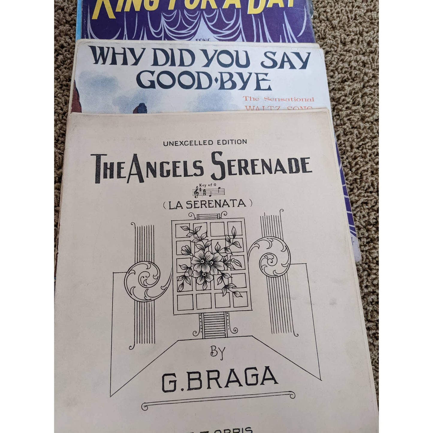 Vintage 1940s Sheet Music Lot of 7 Why did you say goodbye