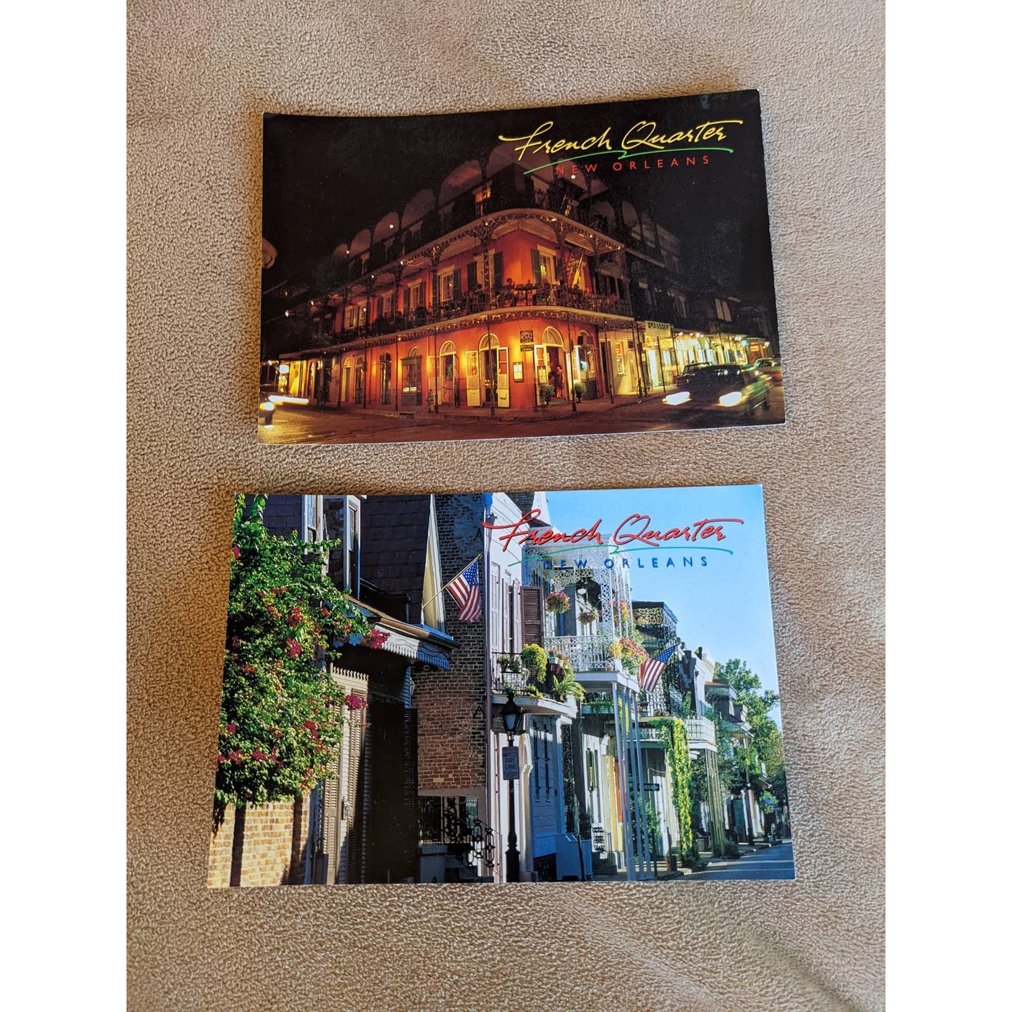 Vintage New Orleans Postcard La Branche House Lace balconies French Quarter