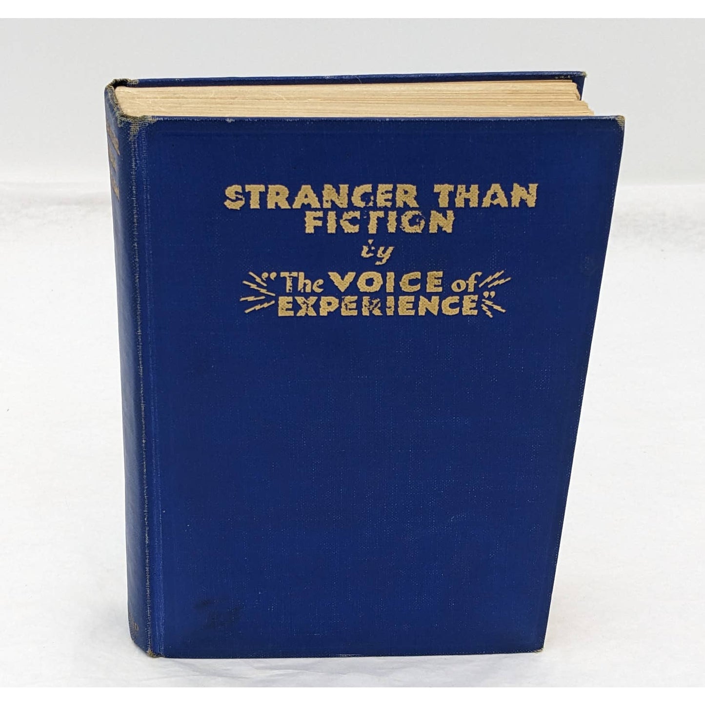 Stranger Than Fiction By The Voice Of Experience Vintage Novel 1934
