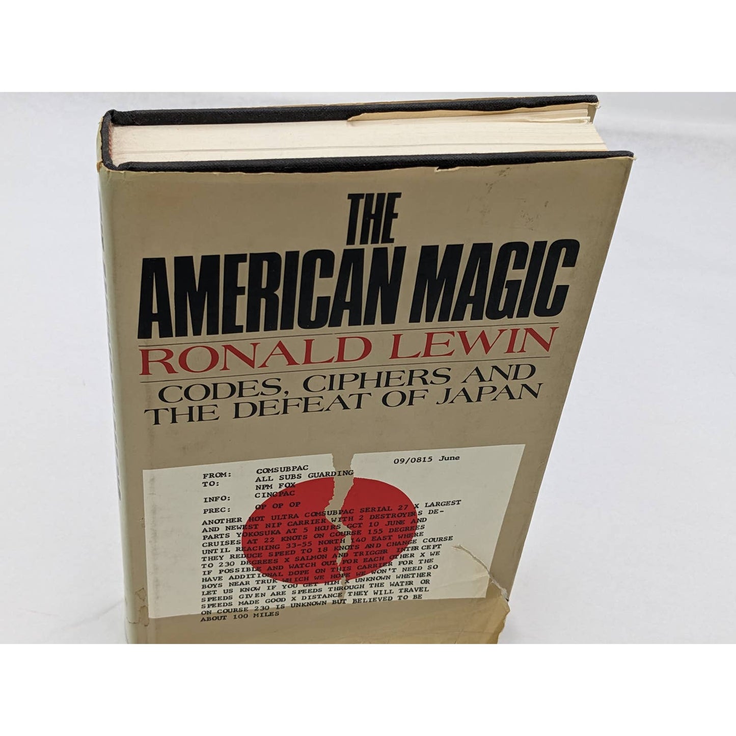 American Magic Codes Ciphers And The Defeat Of Japan By Ronald Lewin WW2 1982