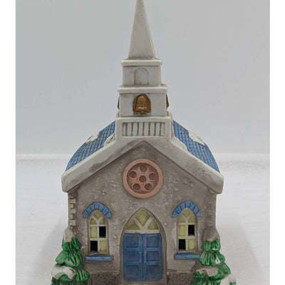 Vintage Americana Church Holiday Christmas Village National Decorations