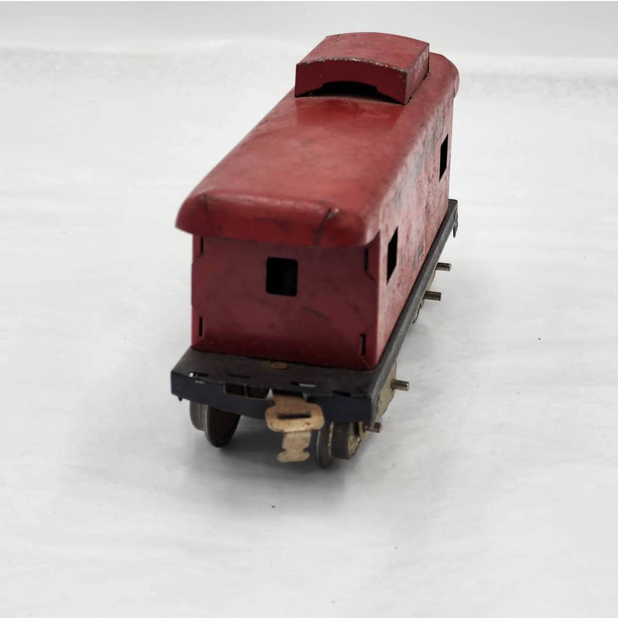 American Flyer Lines 1127 Tinplate Vintage Red Caboose Train Car