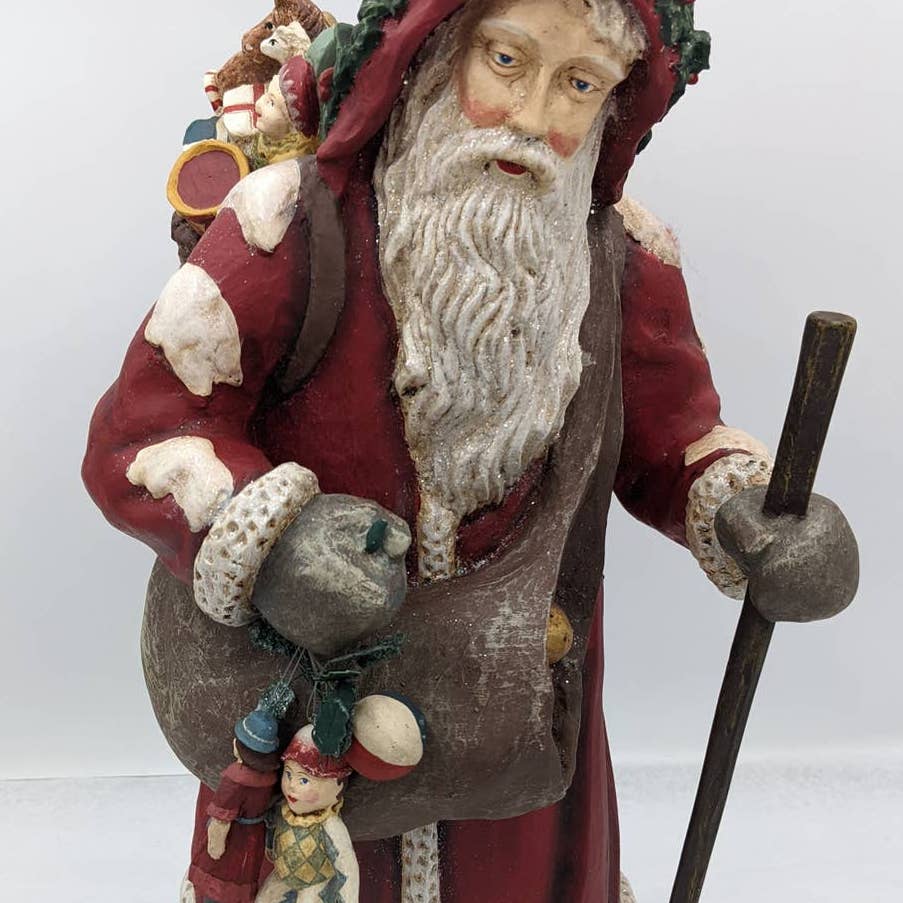 Vintage Department 56 Kris Kringle Santa Claus 19" Tall