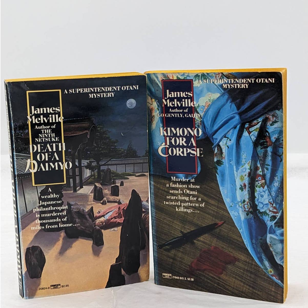 James Melville Book Lot 4 Paperback Superintendent Otani Mystery Set Fiction