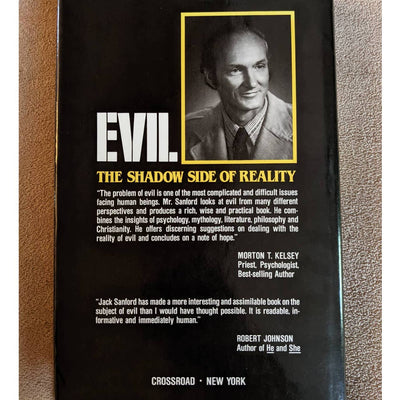 Evil The Shadow Side Of Reality 1981 By John Sanford Christian Problem Of Evil