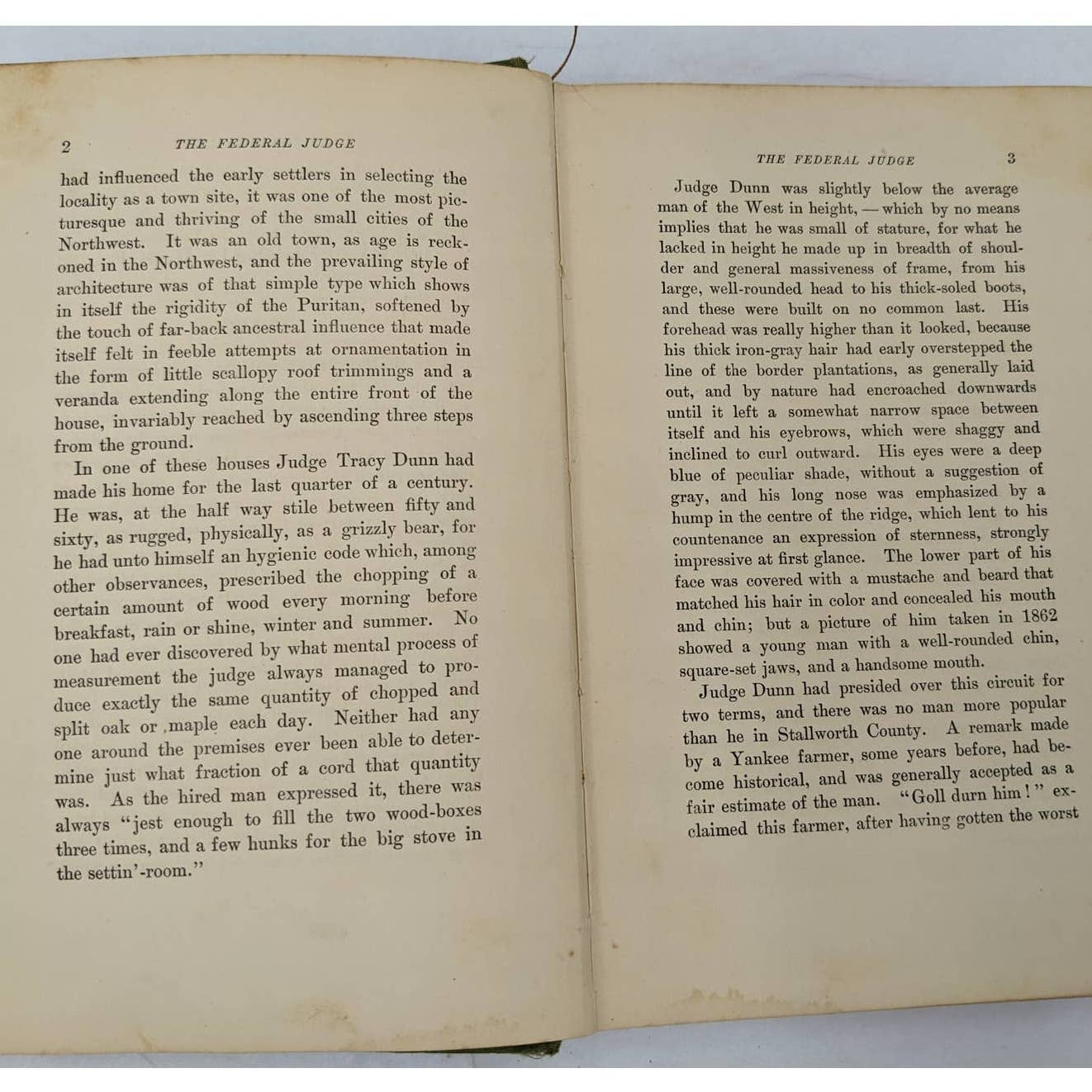 The Federal Judge By Charles K. Lush Antiquarian Novel Book 1897