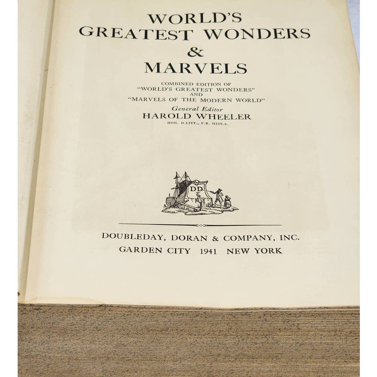 Vintage Worlds Greatest Wonders And Marvels 1941 Encyclopedia Harold Wheeler