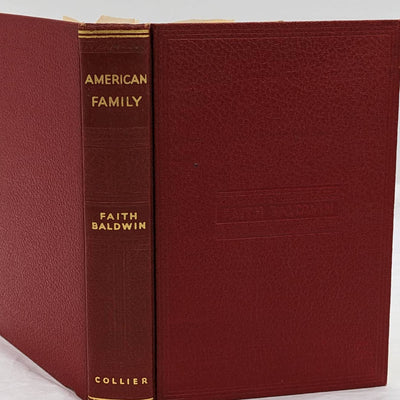 American Family By Faith Baldwin Period 1862-1917 Hardcover Vintage Novel 1935