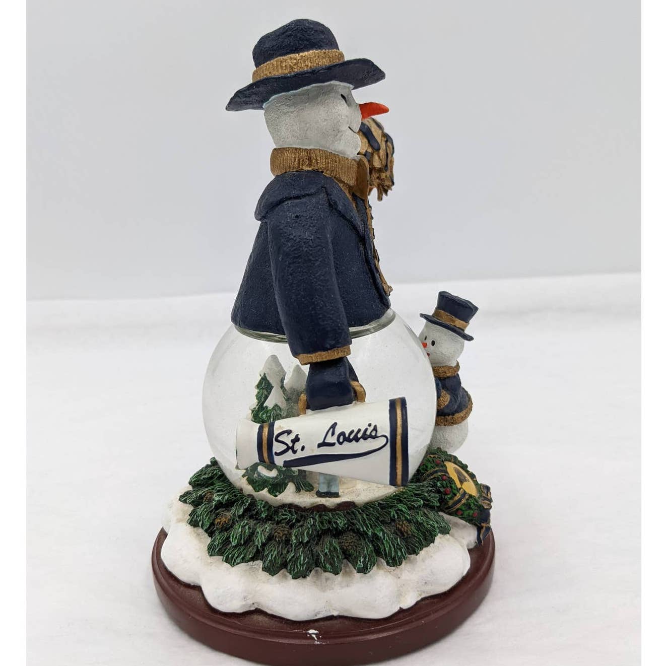 St. Louis Rams Snowman Cheer Snow Globe Second Limited Series 7" Tall