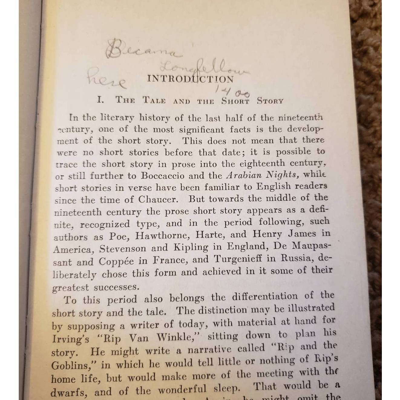 1913 The Lake English Classics Types of the Short Story by Heydrick