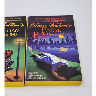 Eileen Fulton Books Lot Vintage Paperback Take One For Murder Mystery Soap 1980s