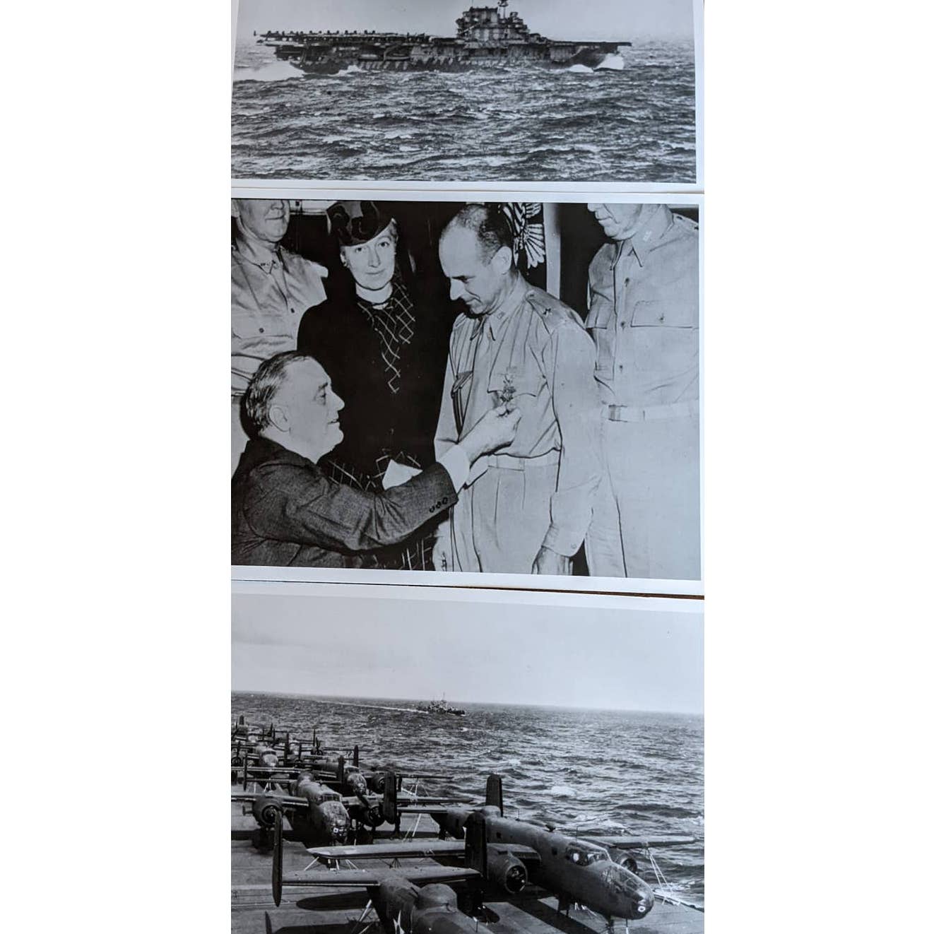 WW2 Images FDR USS B-25Bs Doolittle Raid 79th Anniversary World War II Veterans