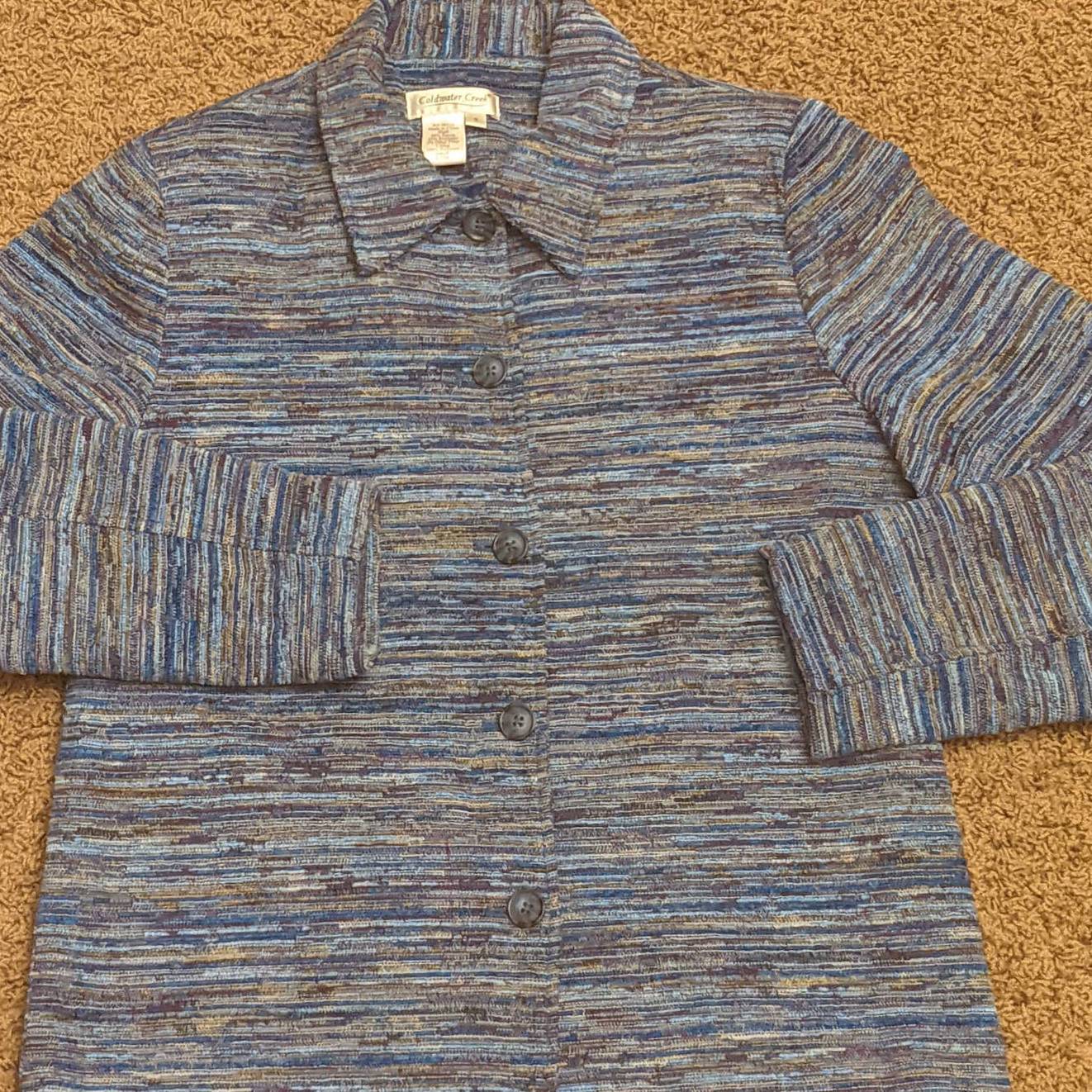 Coldwater Creek Button Up Sweater Womens Size Small