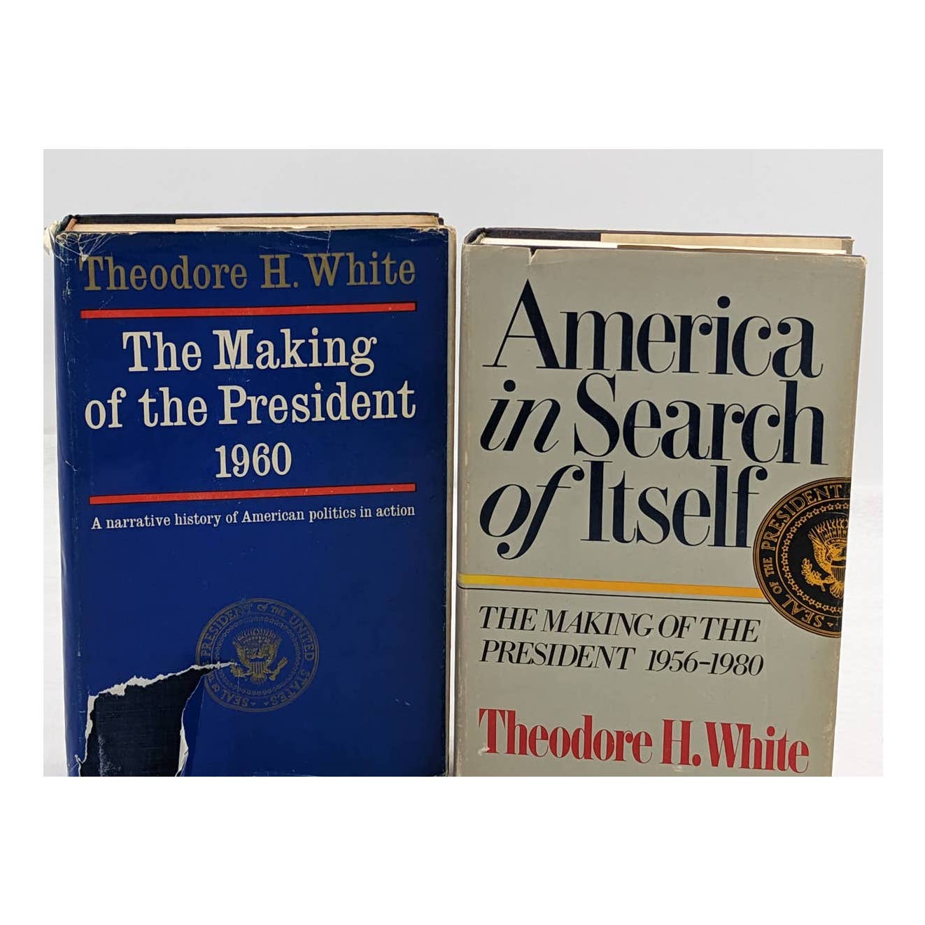 Theodore White Books JFK Making Of The President And America In Search Of Itself