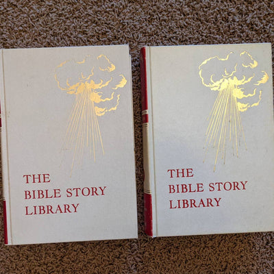 The Bible Story Library Volume 1 And 2 Creation to David Solomon to Apocalypse