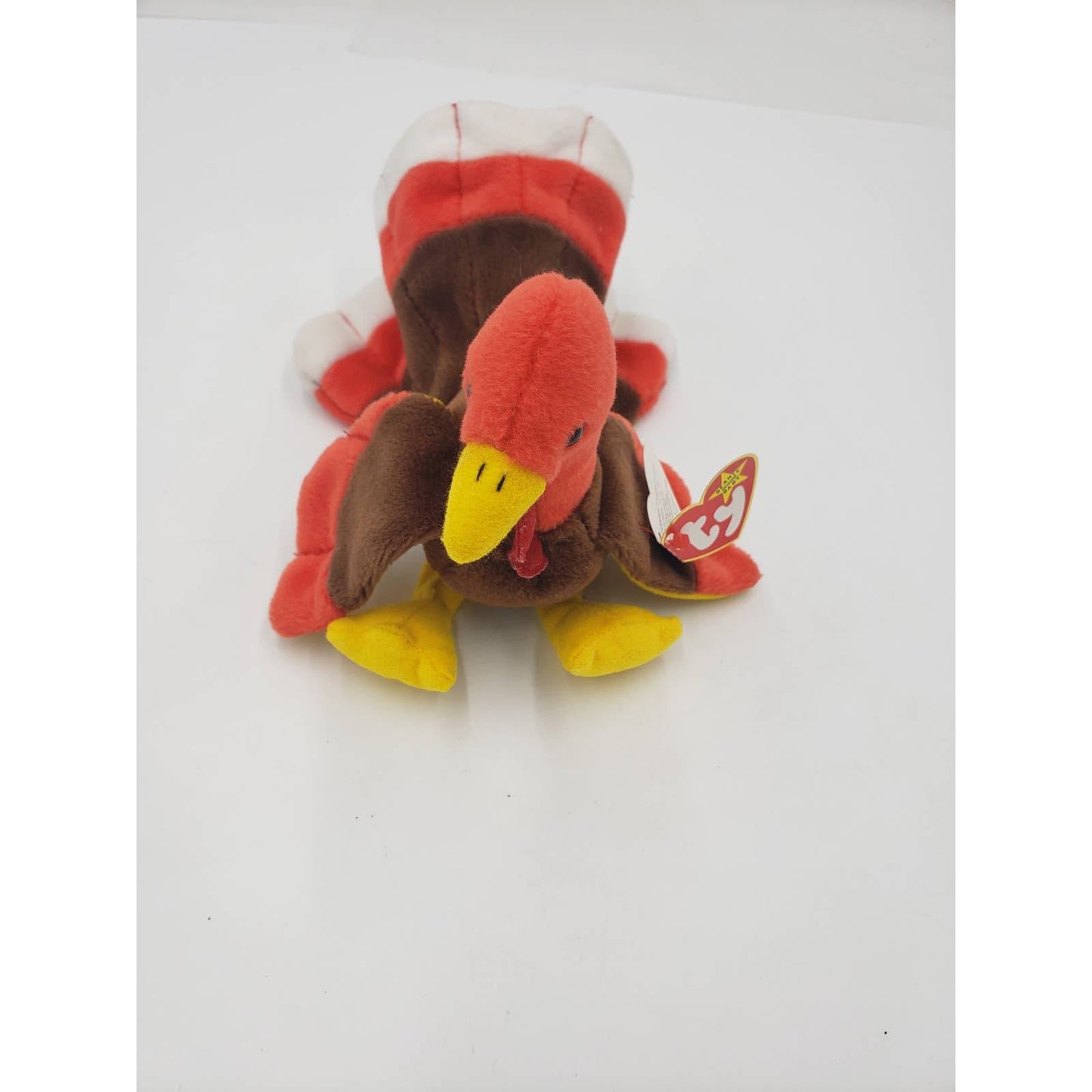 Ty Beanie Babies 1996 Gobbles the Turkey Collectible - PVC Pellets