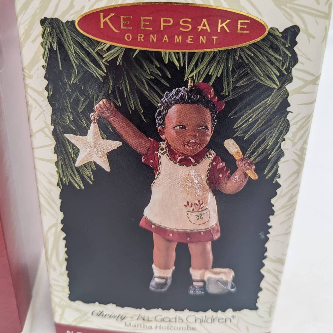 Hallmark Ornament Lot 6 Keepsake Ziggy Riddie Gods Children Elf Vintage With Box