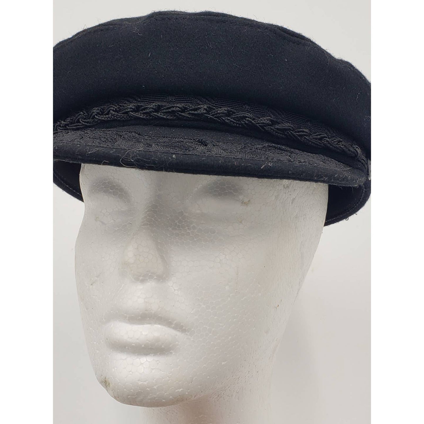 Authentic Greek Fishermans Cap, Grecian Look -85% Wool, 15% Nylon- Size 58-7 1/4