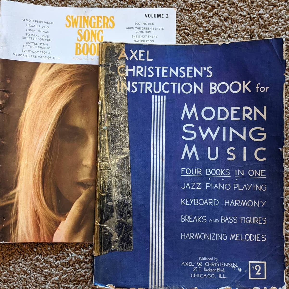 Swingers Song Book Volume 2 Piano Vocal Guitar And Axel Christensens Instruction