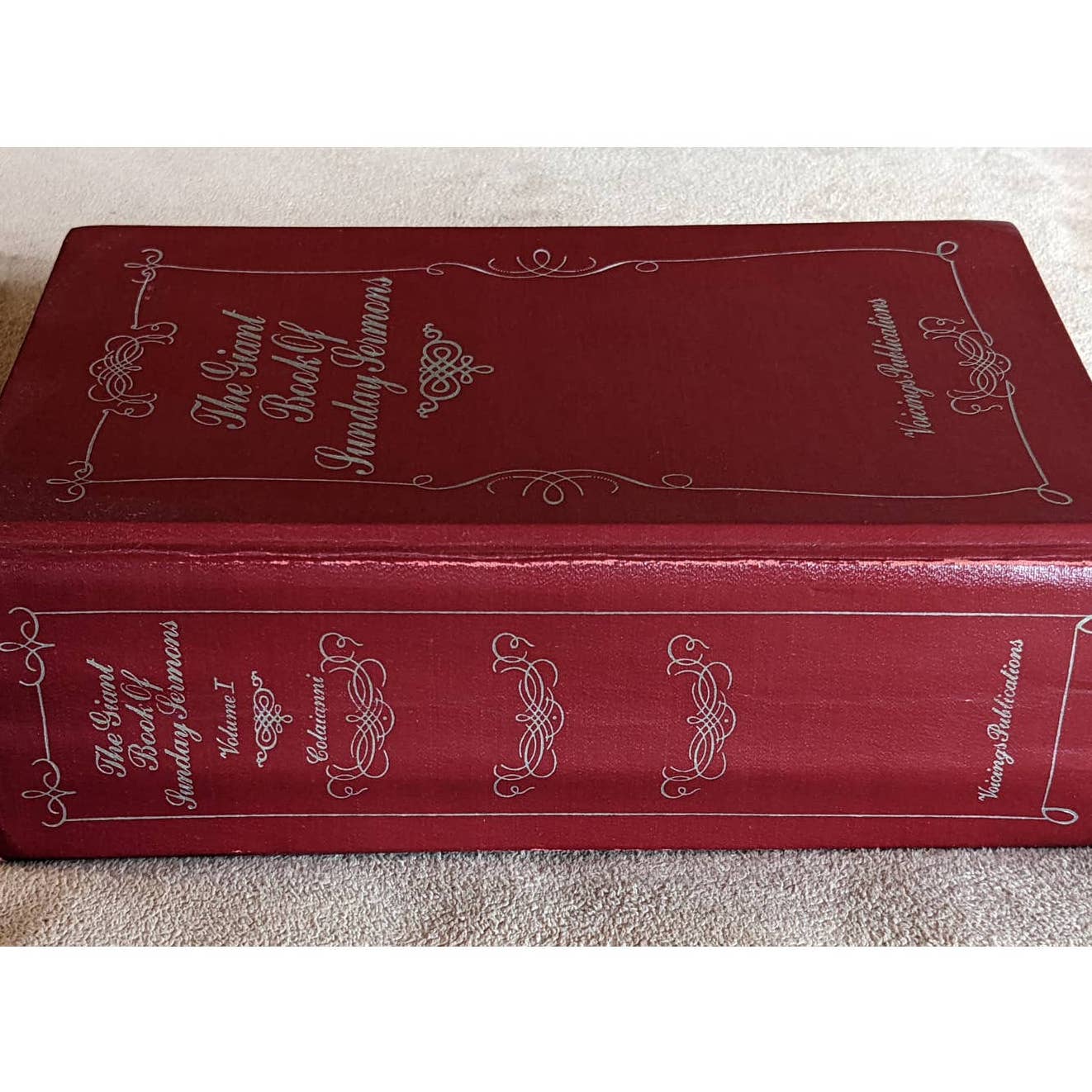 Vintage 1985 Giant Book Of Sunday Sermons Volume 1 By James F. Colaianni