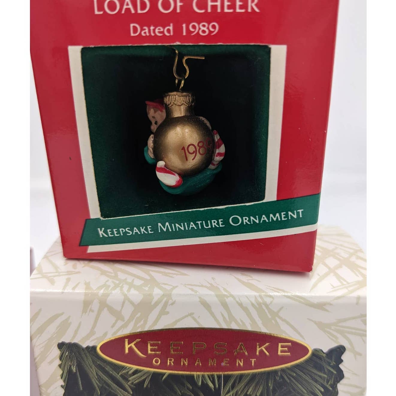 Hallmark Ornament Lot 6 Keepsake Ziggy Riddie Gods Children Elf Vintage With Box