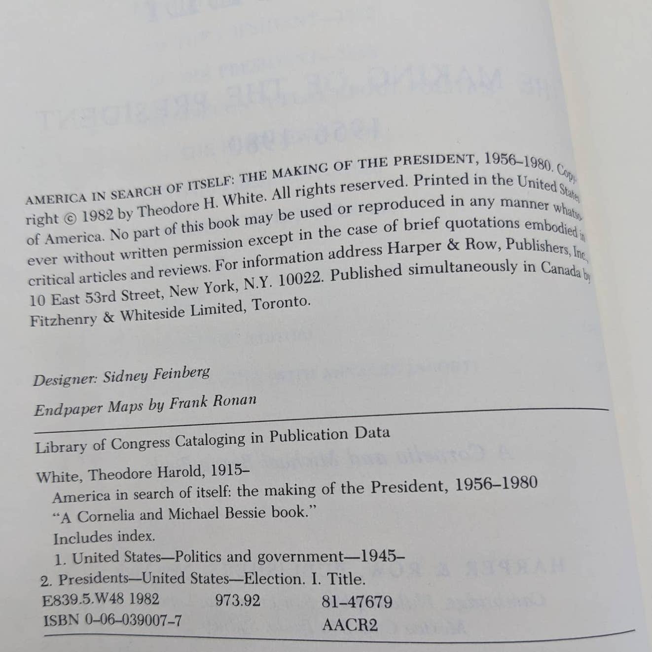 Theodore White Books JFK Making Of The President And America In Search Of Itself