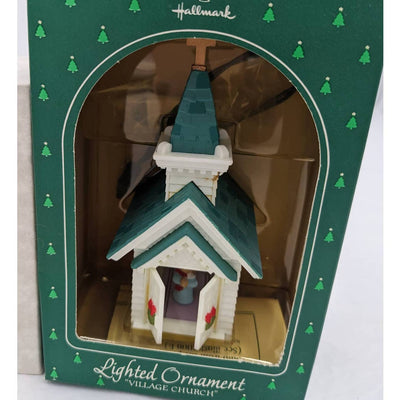 Hallmark Keepsake Ornaments Holiday Heirloom Village Church Clubhouse W/Box