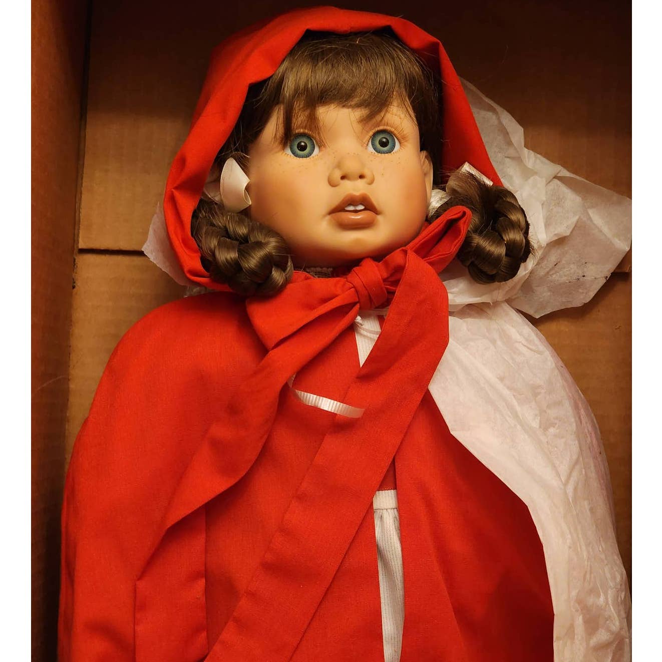 Red Riding Hood Doll Gail Shumaker Artist Signed Limited Edition Fairy Tale