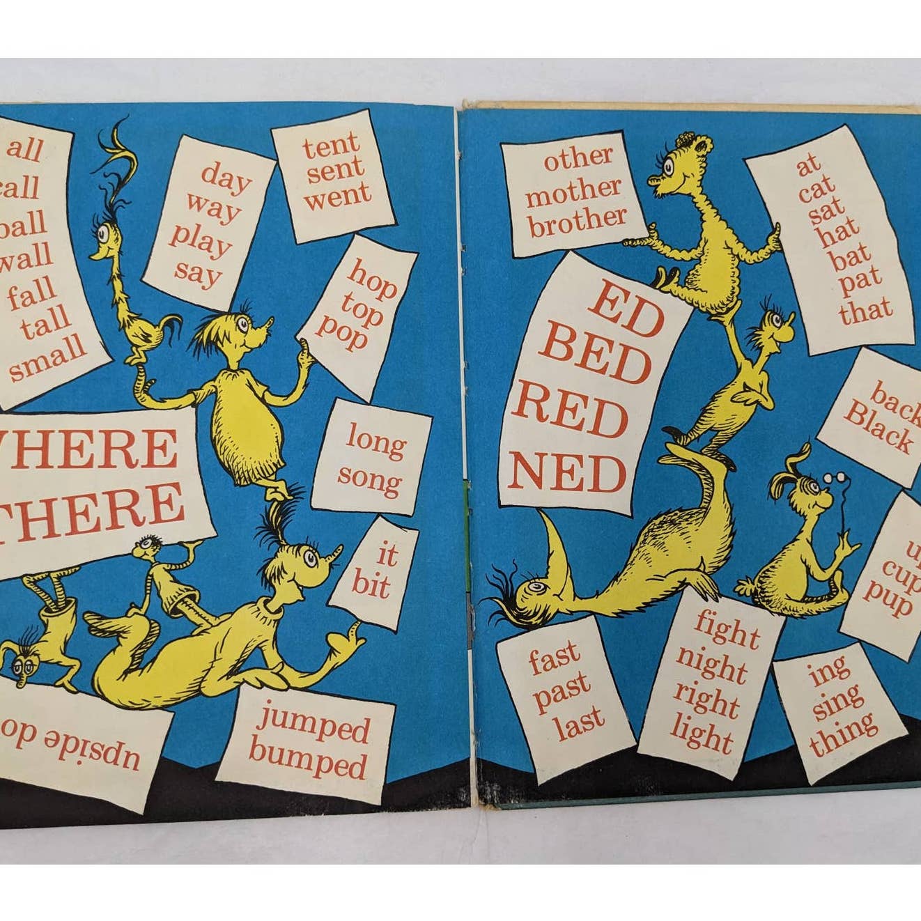 Hop On Pop By Dr. Seuss Beginner Book Club Edition Vintage Childrens 1963