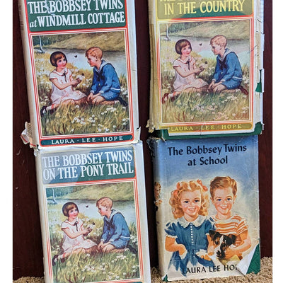 Bobbsey Twins Books Lot 4 In The Country Pony Trail At School By Laura Lee Hope