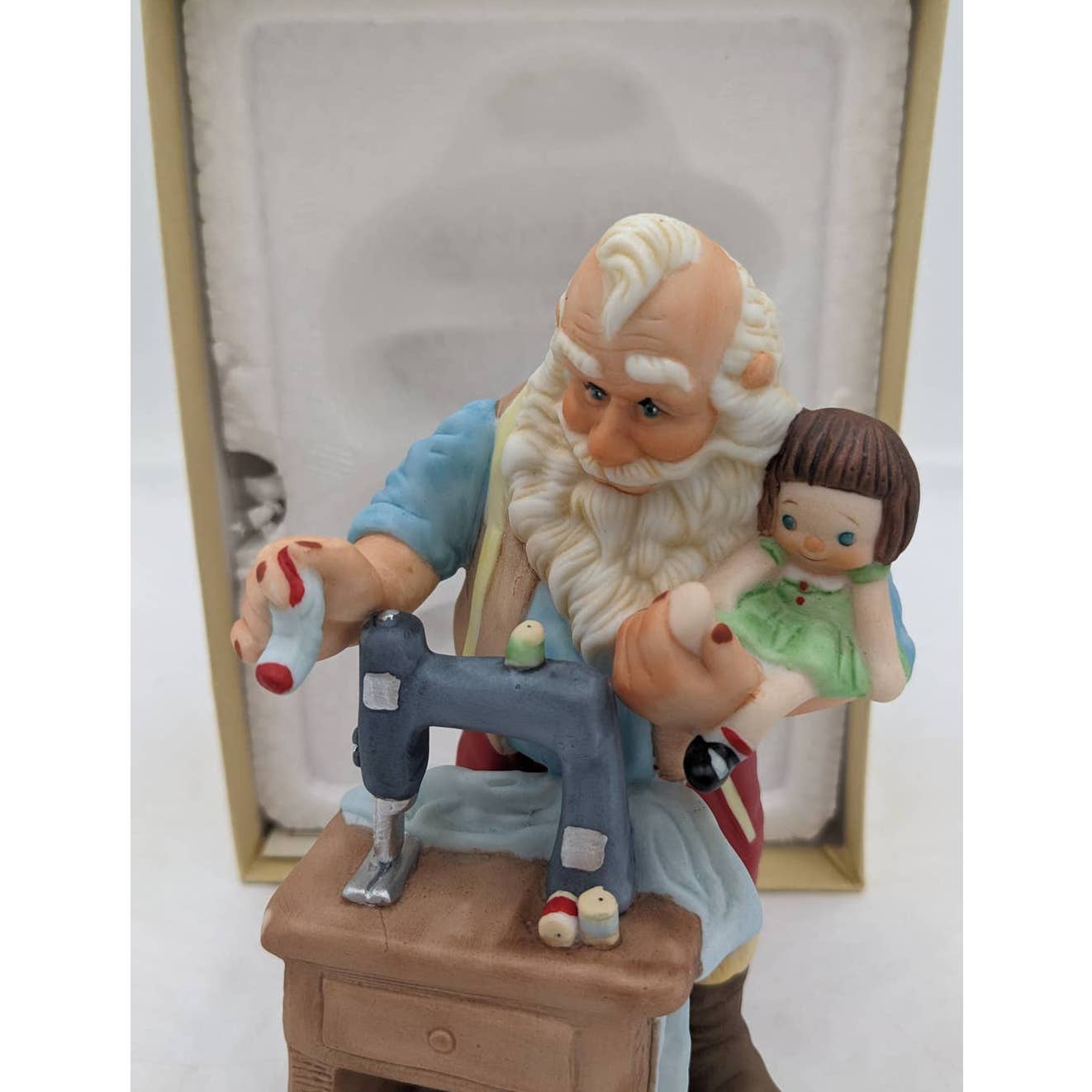 Hallmark Santa The Joymaker Hand-Painted Figurine Sculpture Limited Edition 1988